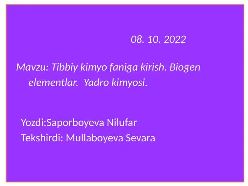Tibbiykimyo