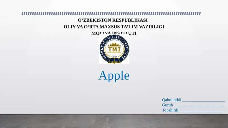 Apple