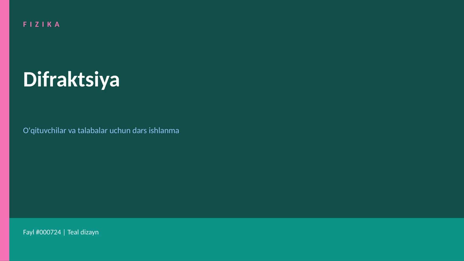 Difraktsiya
