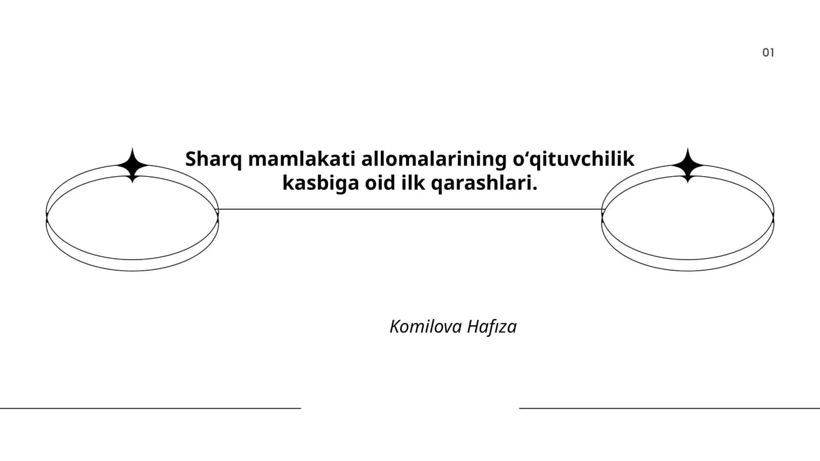 Sharq mamlakati allomalarining oʻqituvchilik kasbiga oid ilk qarashlari