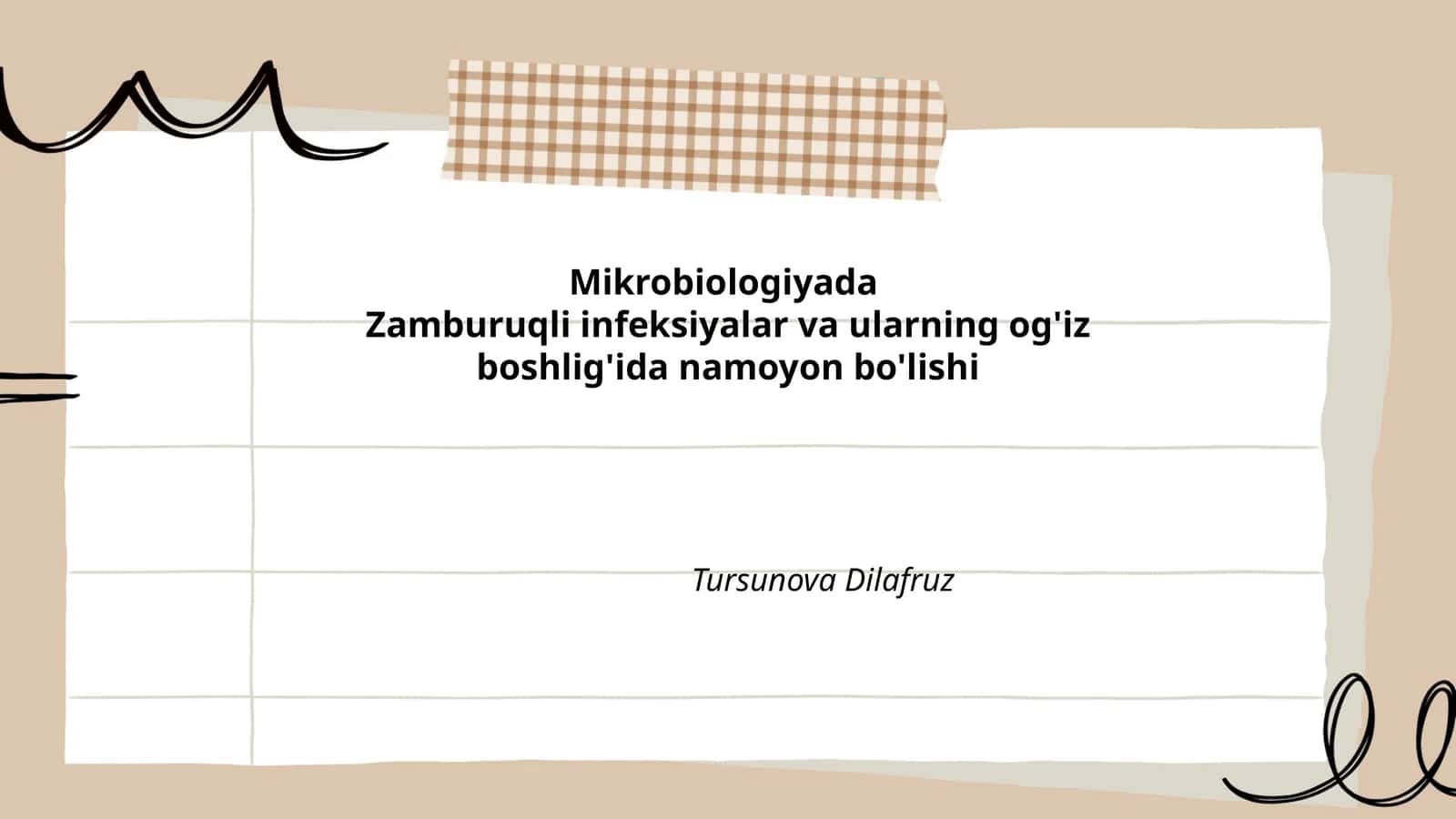 Mikrobiologiyada Zamburuqli Infeksiyalar va Ular