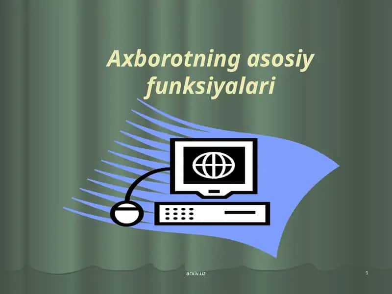Axborotningasosiyfunksiyalari