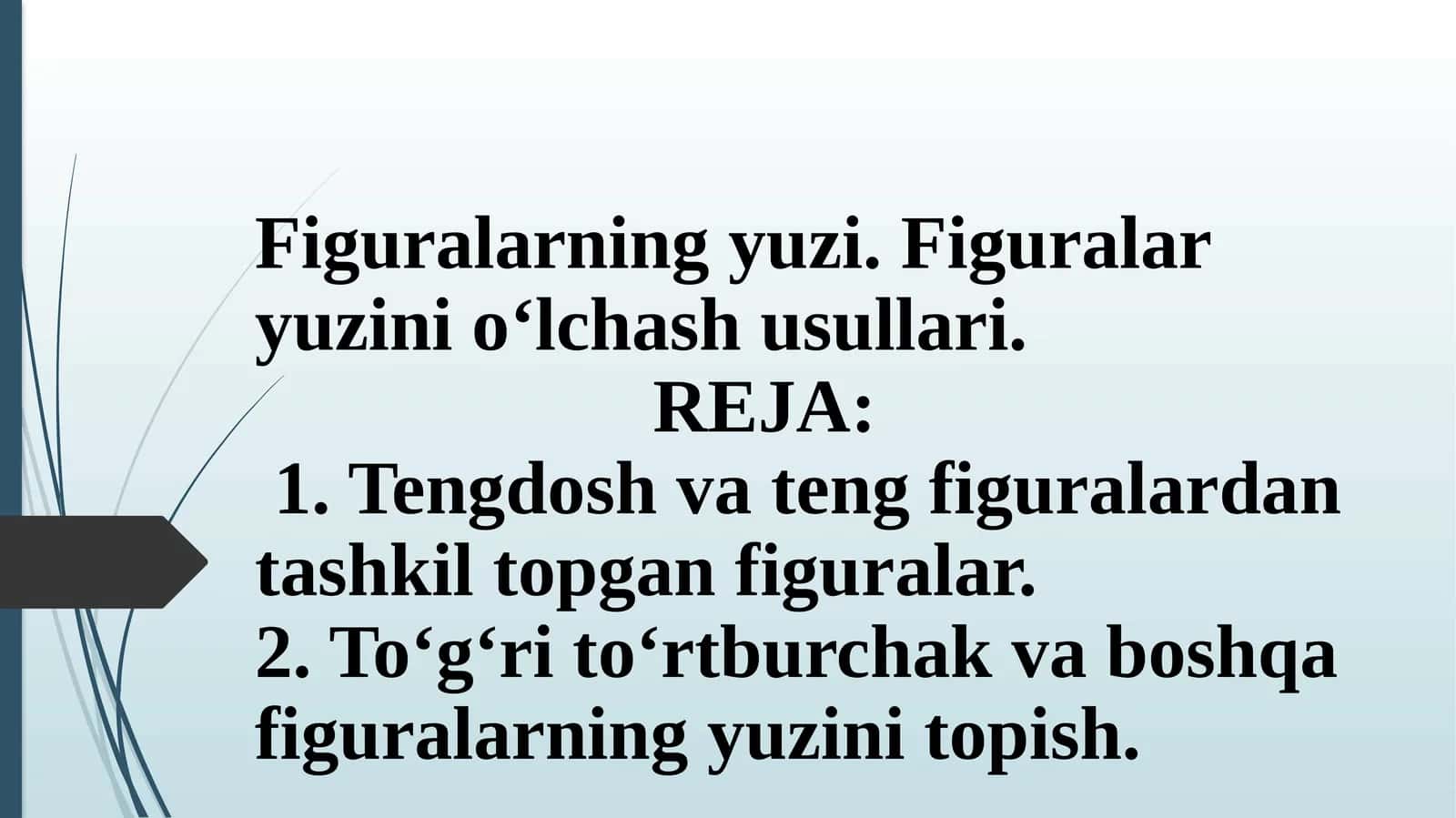 Figuralarning yuzi