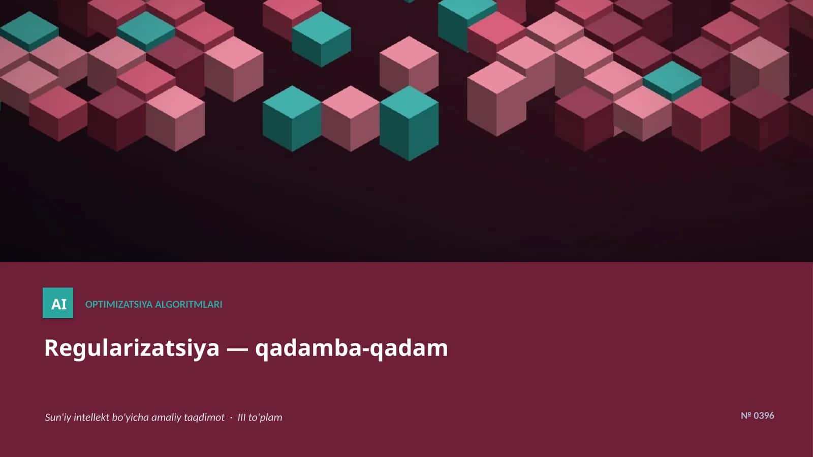 OPTIMIZATSIYA ALGORITMLARI
