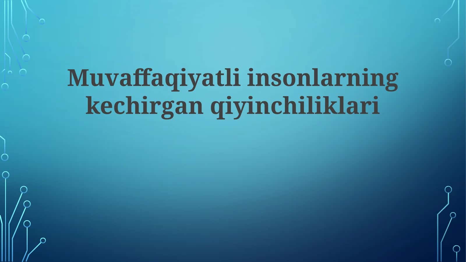 Harakatni davom ettirish
