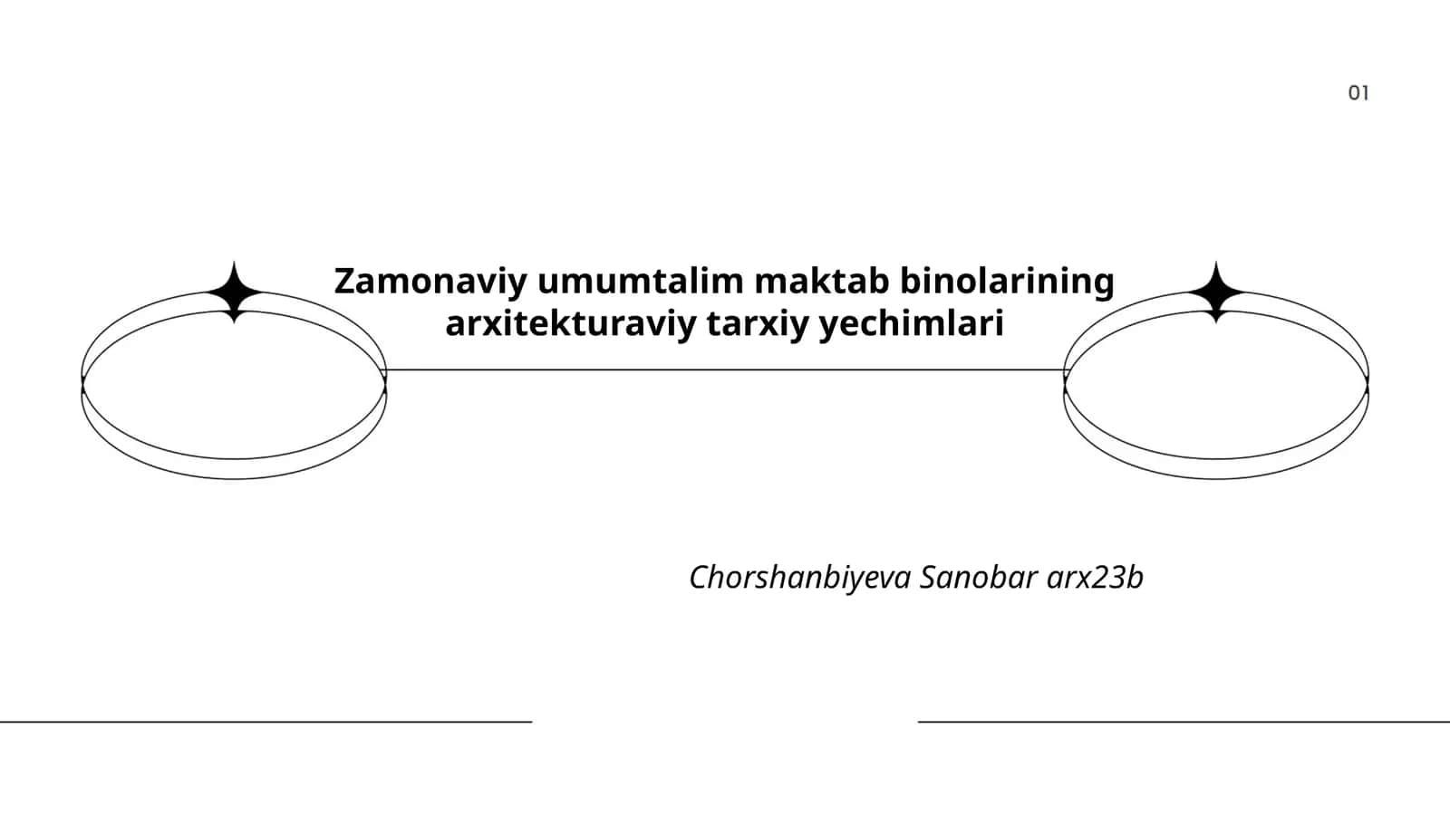 Zamonaviy umumtalim maktab binolarining arxitekturaviy tarxiy yechimlari