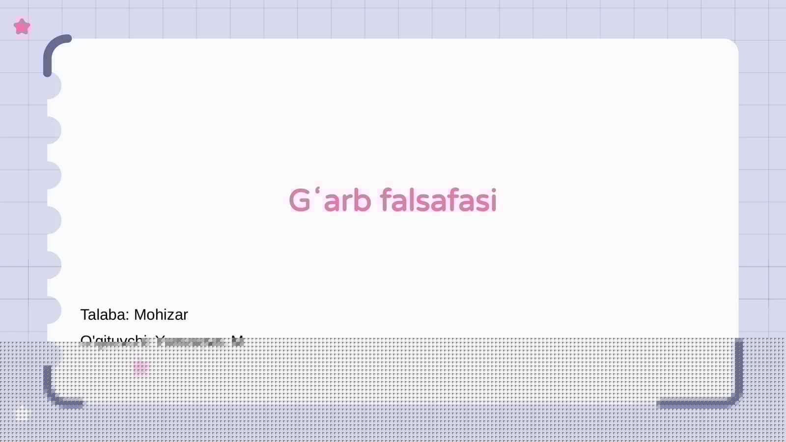 Gʻarb falsafasi