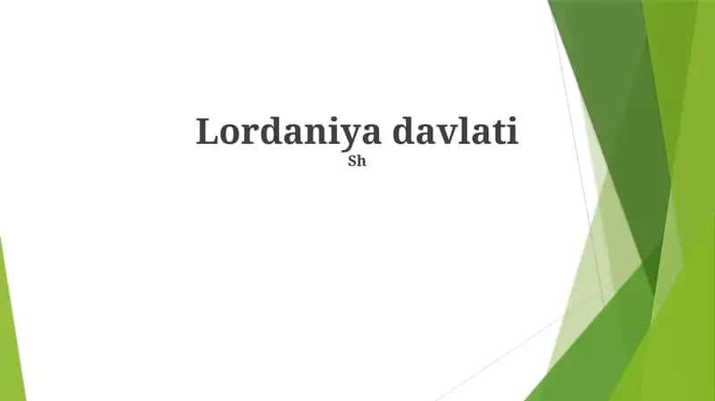 Lordaniya davlati