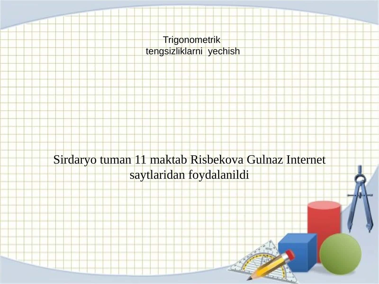 Trigonometrik tengsizliklar