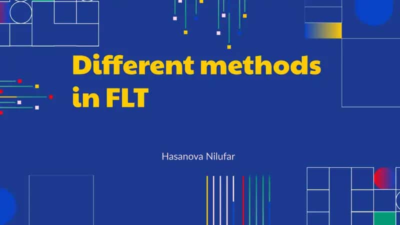 Key Methods in Foreign Language Teaching