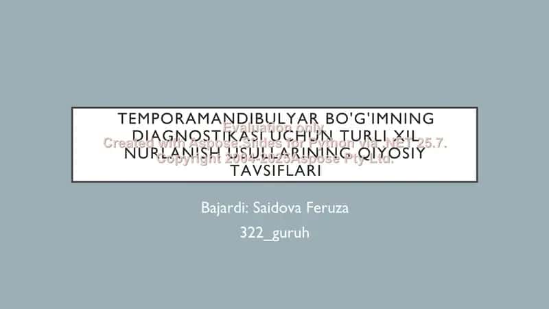 Ortopantomografiya