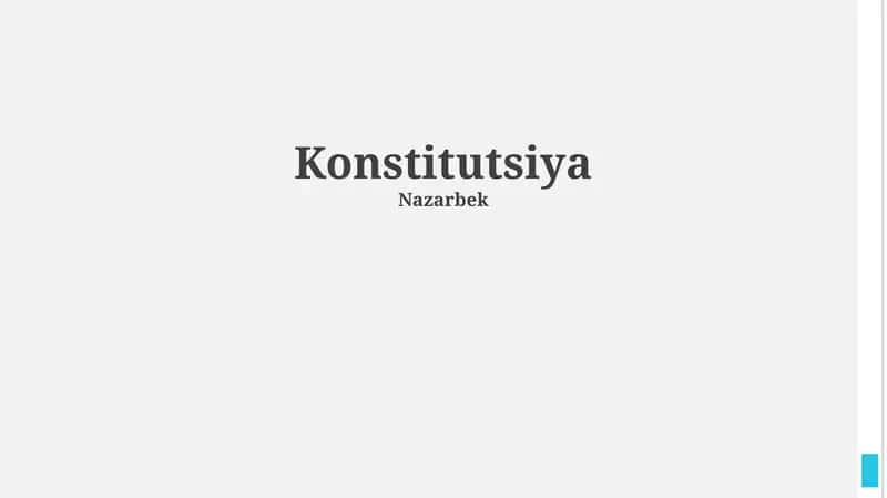 Konstitutsiya