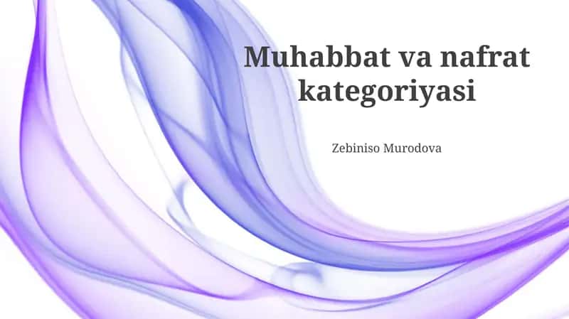 Sevgi va nafratning fiziologik ta'siri