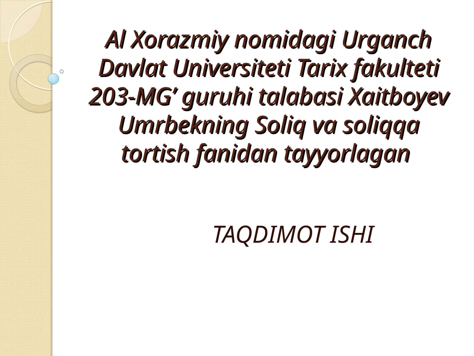 Aksiz solig’ini hisоblash va budjetga to`lash tartibi