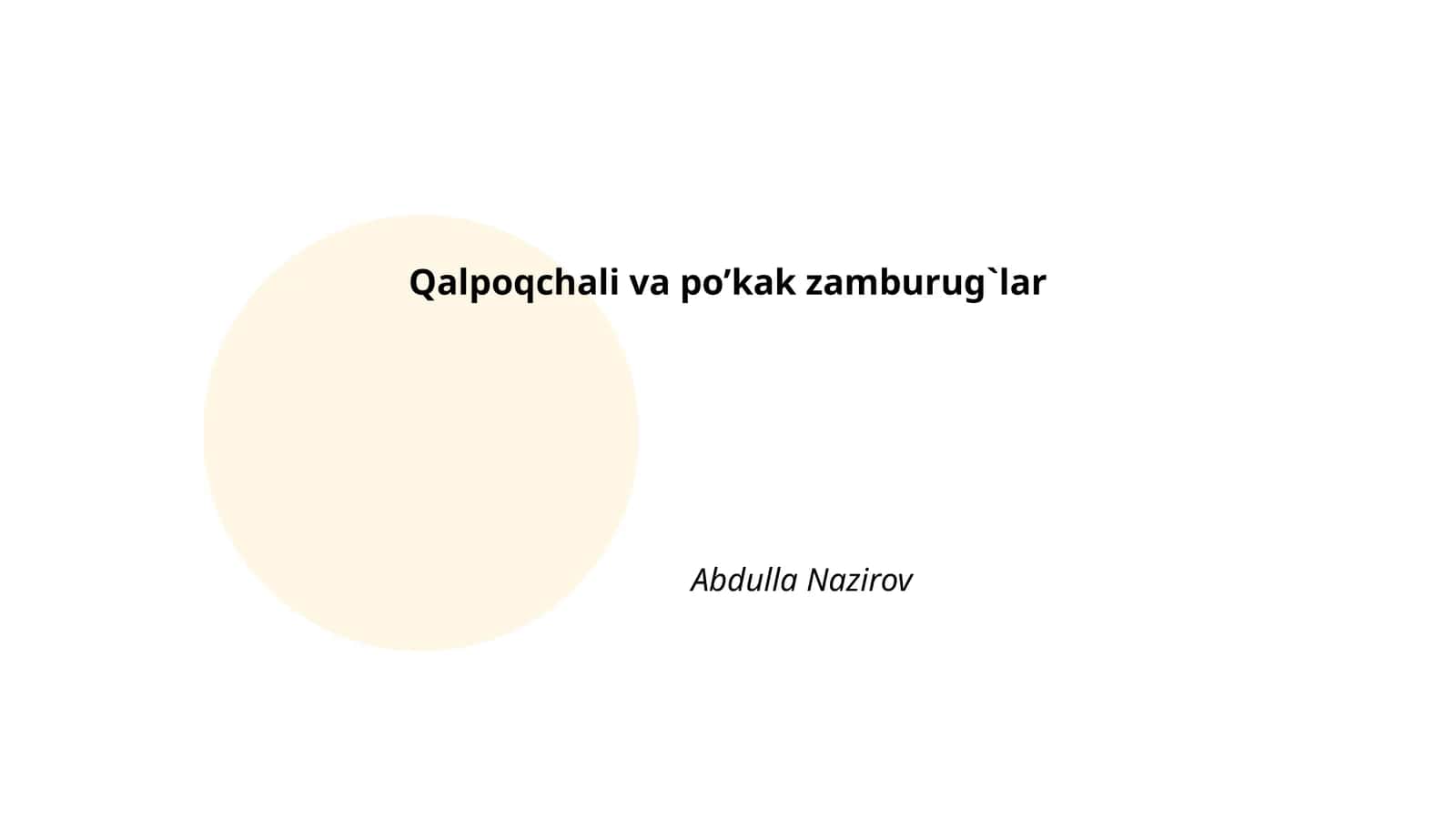 Qalpoqchali va po’kak zamburug`lar