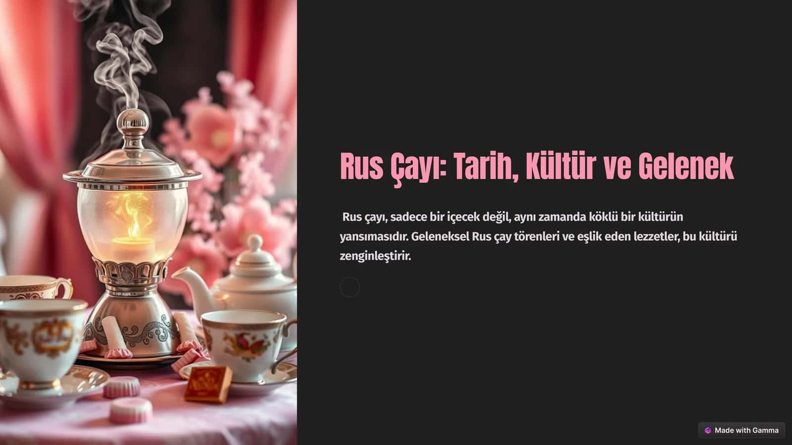 Rus Çayı: Tarih, Kültür ve Gelenek