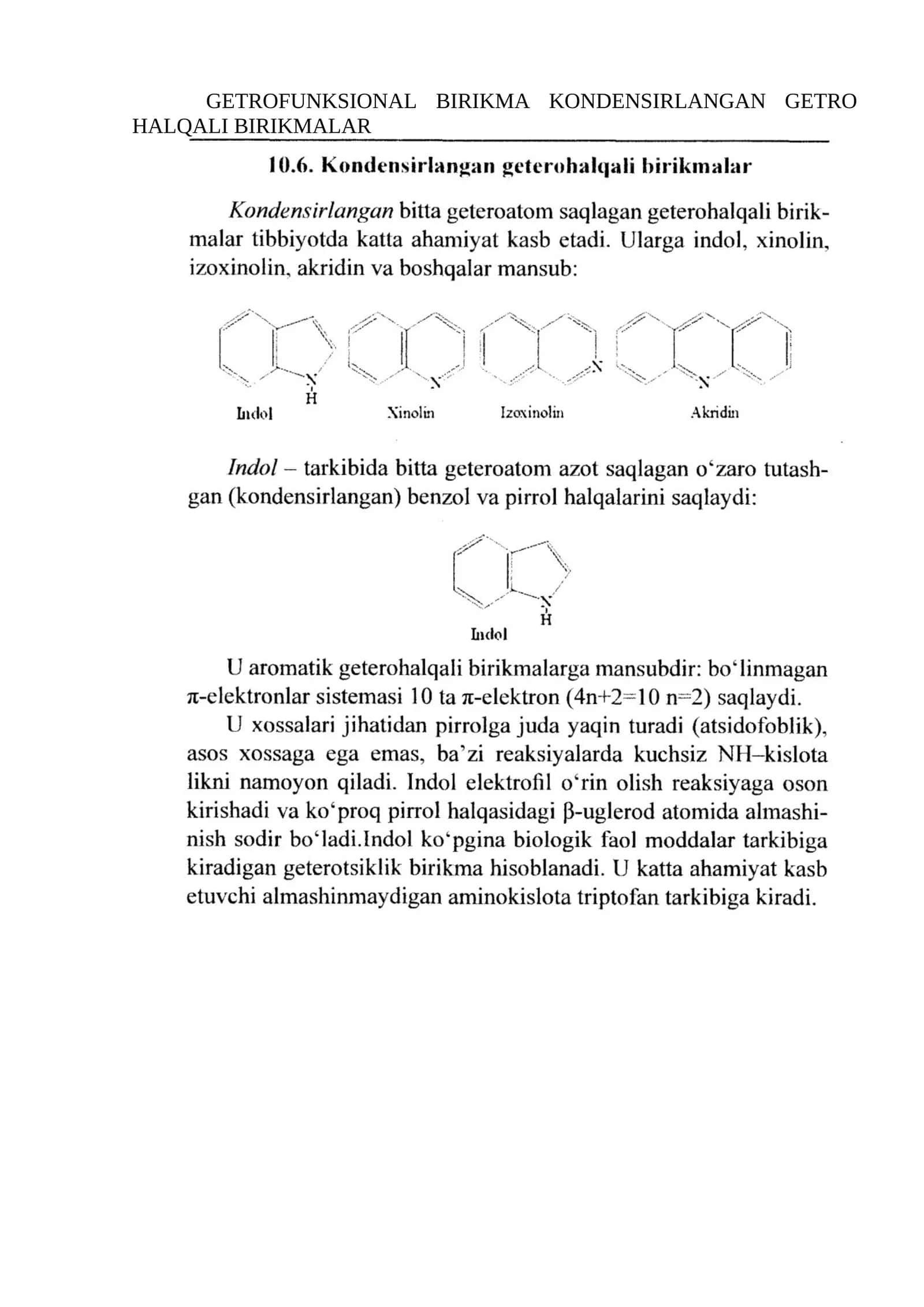 GETROFUNKSIONAL BIRIKMA KONDENSIRLANGAN GETRO HALQALI BIRIKMALAR
