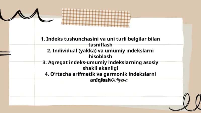 Indeks tushunchasi