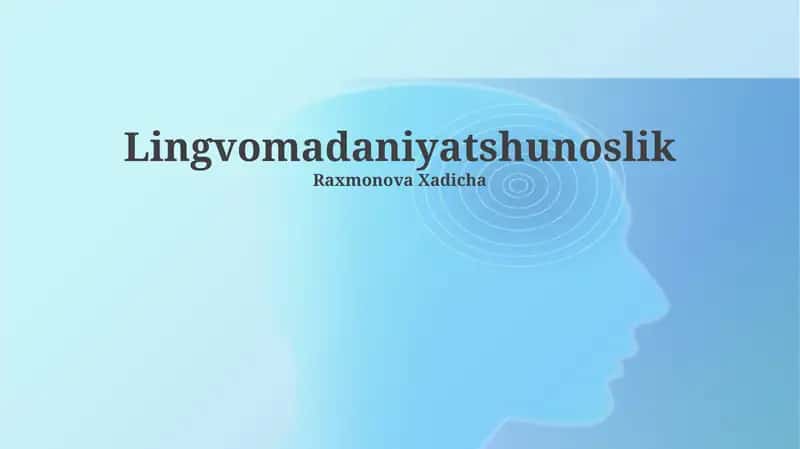 Madaniy tilshunoslik