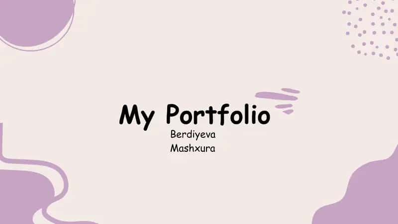 My Portfolio