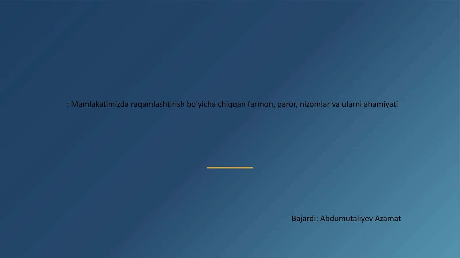 Yoʻl Harakati Xavfsizligini Taʼminlash