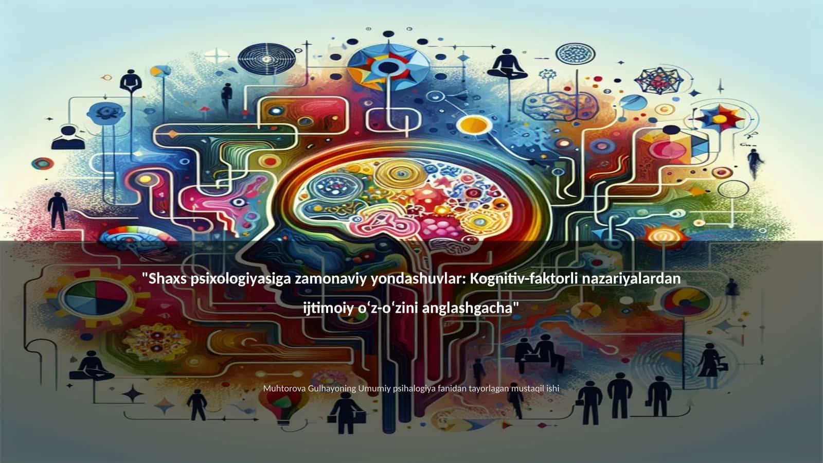 Shaxs psixologiyasiga zamonaviy yondashuvlar: Kognitiv-faktorli nazariyalardan ijtimoiy o‘z-o‘zini anglashgacha
