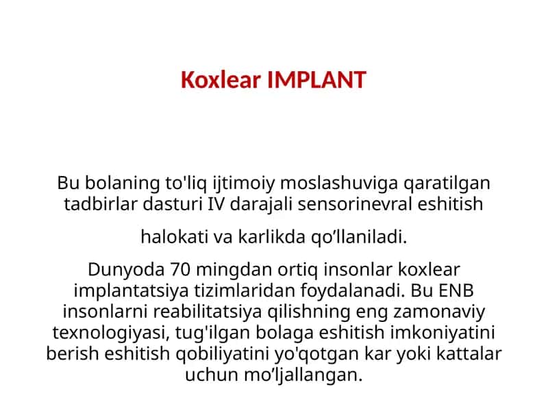 KoxlearIMPLANT
