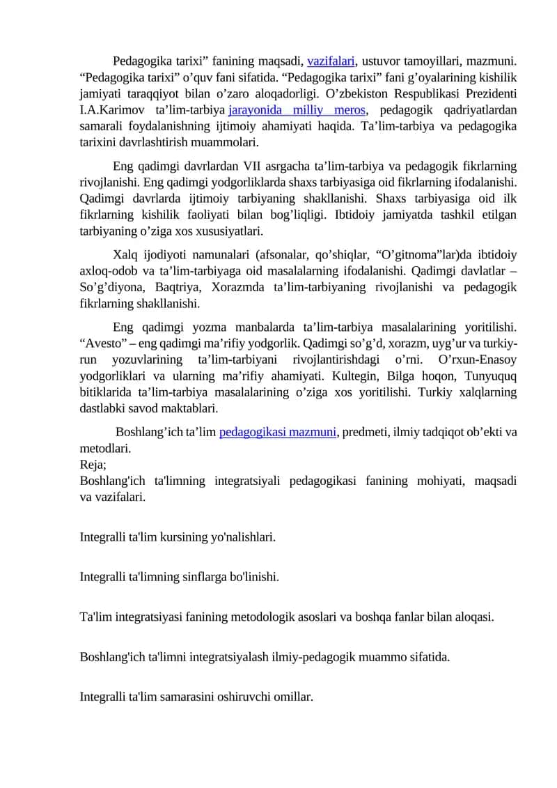 Pedagogika tarixi