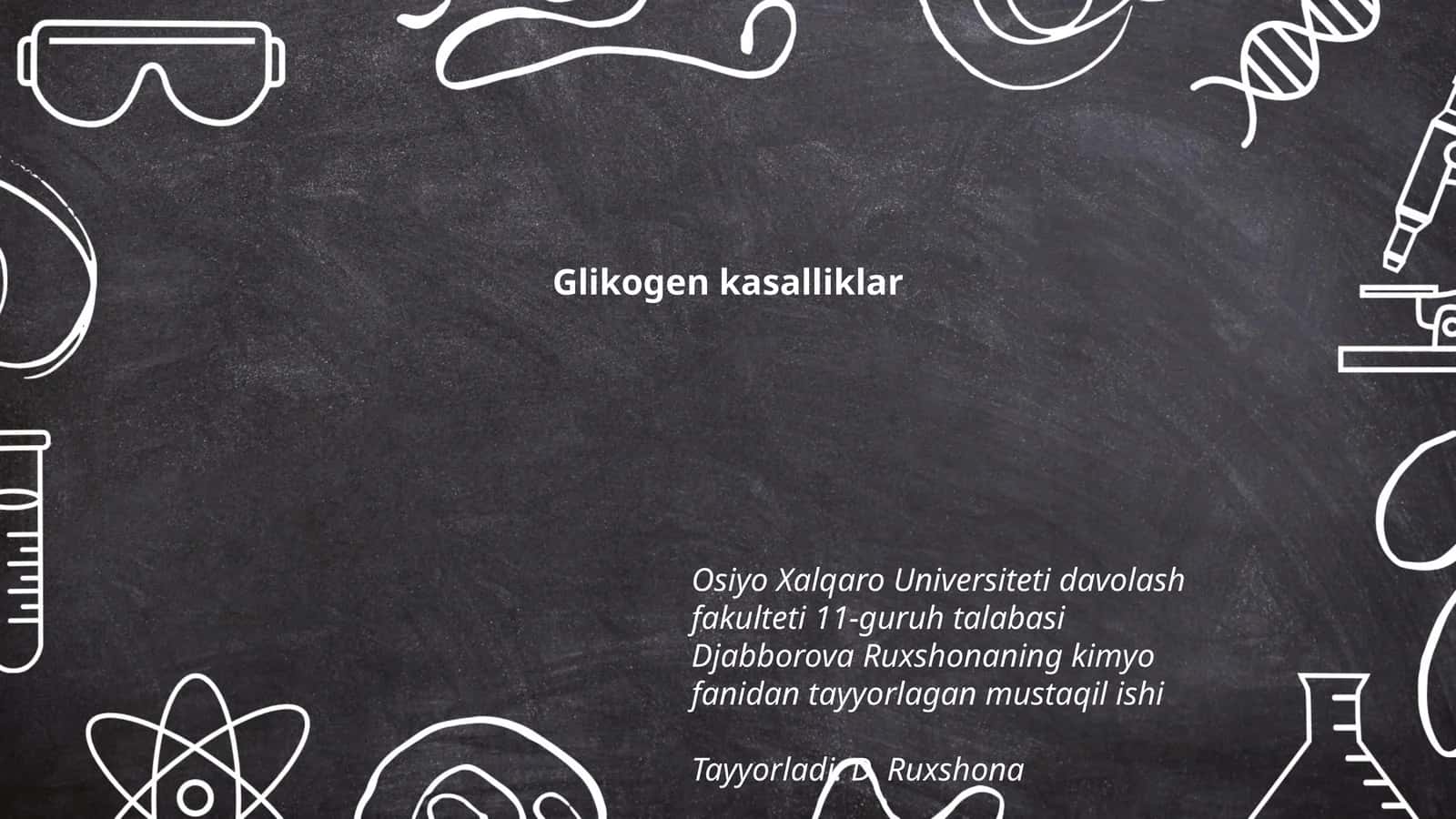 Glikogen kasalliklar