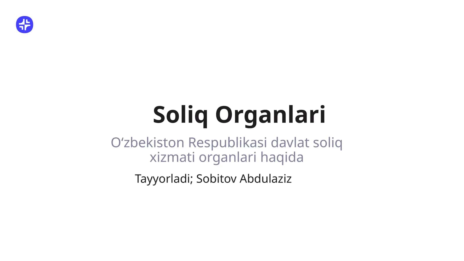 Soliq Organlari