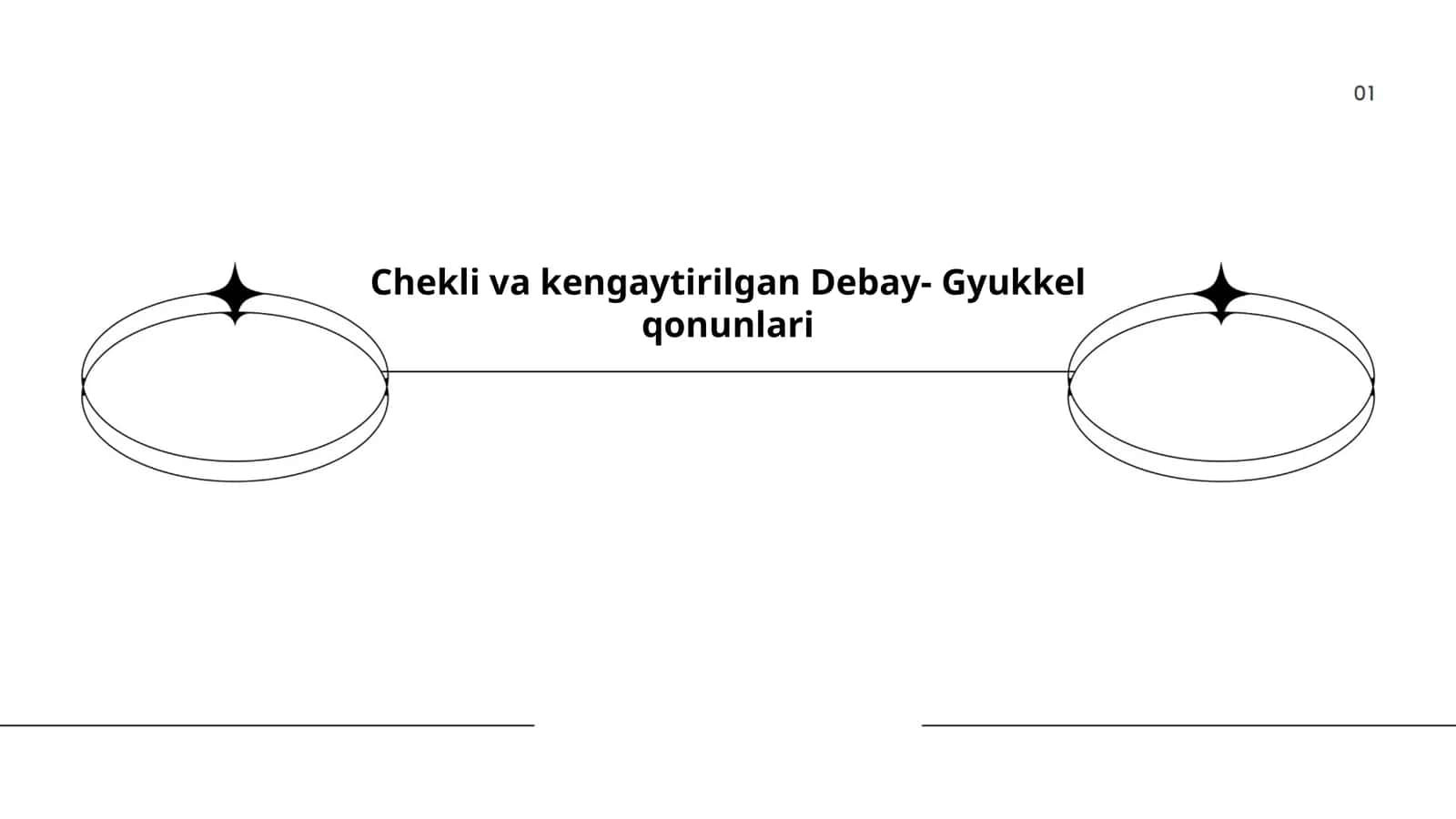 Chekli va kengaytirilgan Debay- Gyukkel qonunlari