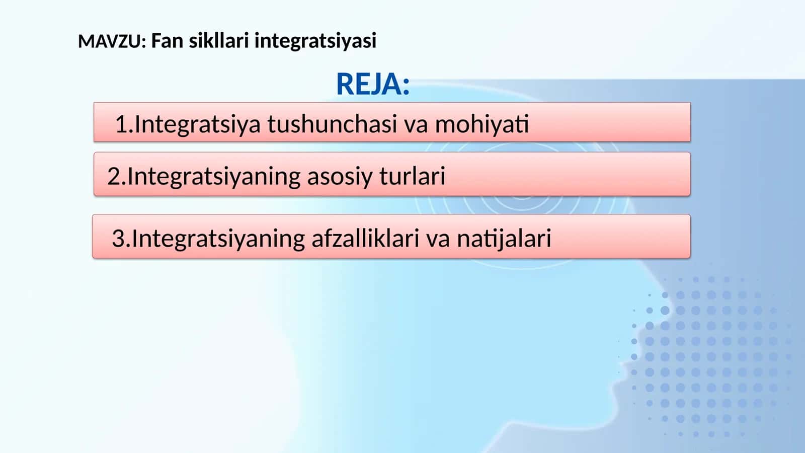 Fan sikllari integratsiyasi