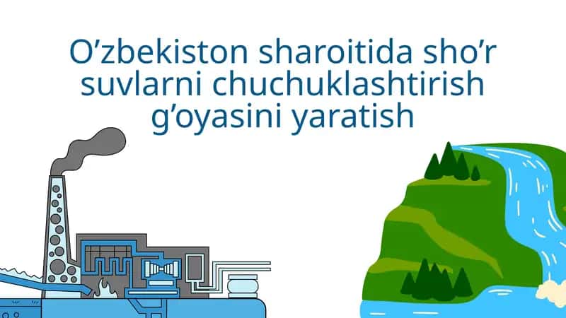 O’zbekiston sharoitida sho’r suvlarni chuchuklashtirish g’oyasini yaratish