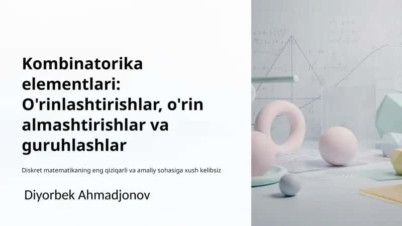 Kombinatorika elementlari