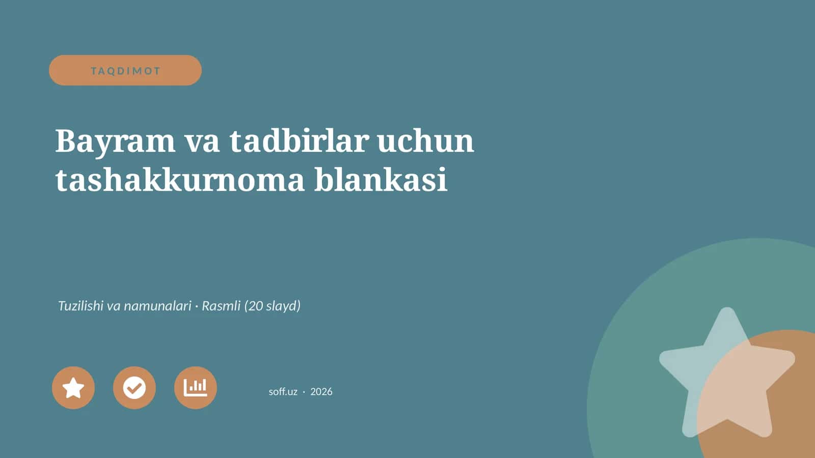 Tashakkurnoma blankasi