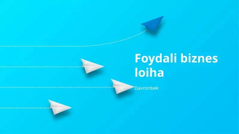 Foydali biznes loiha