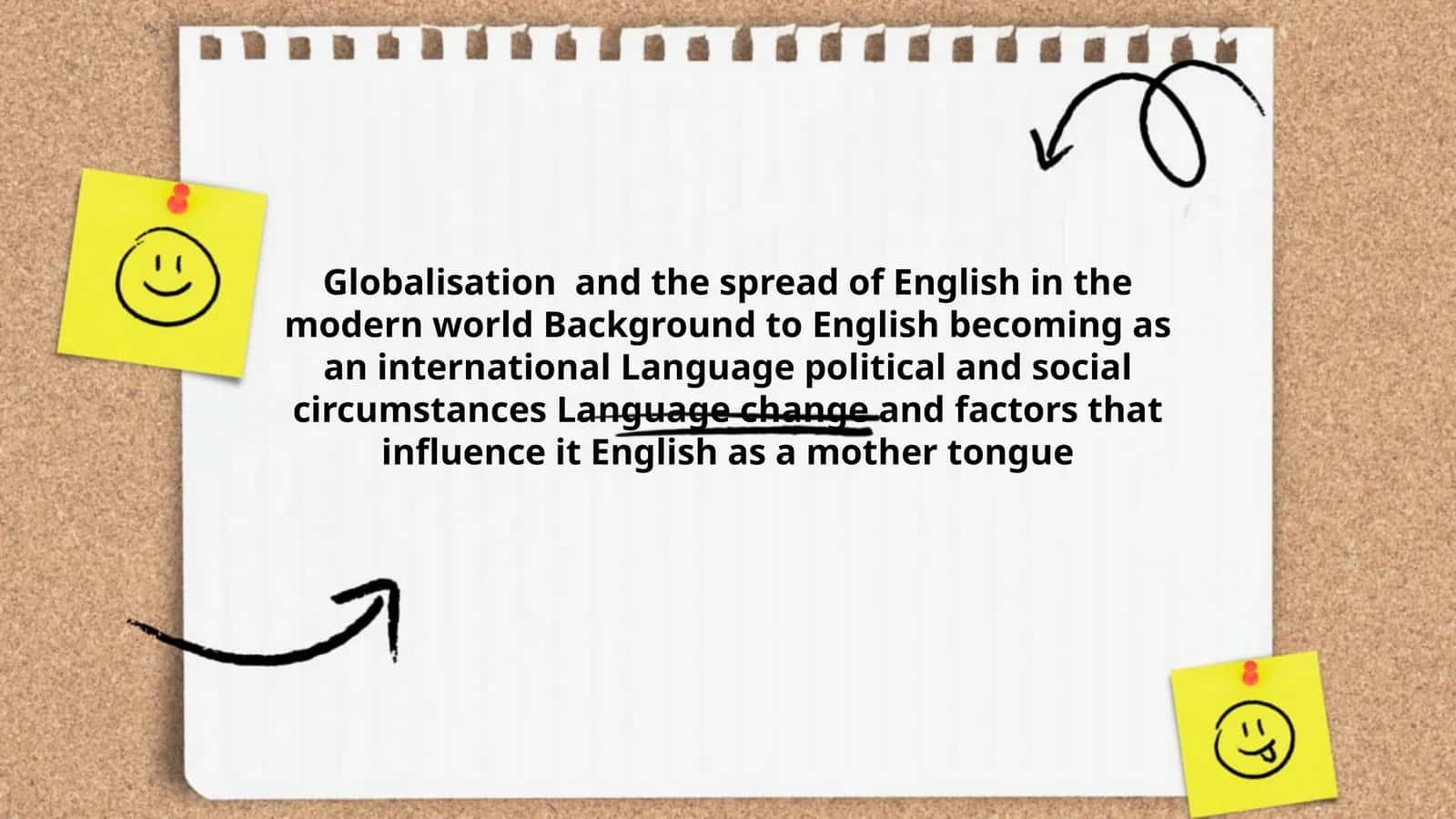 Globalisation and the spread of English in the modern world