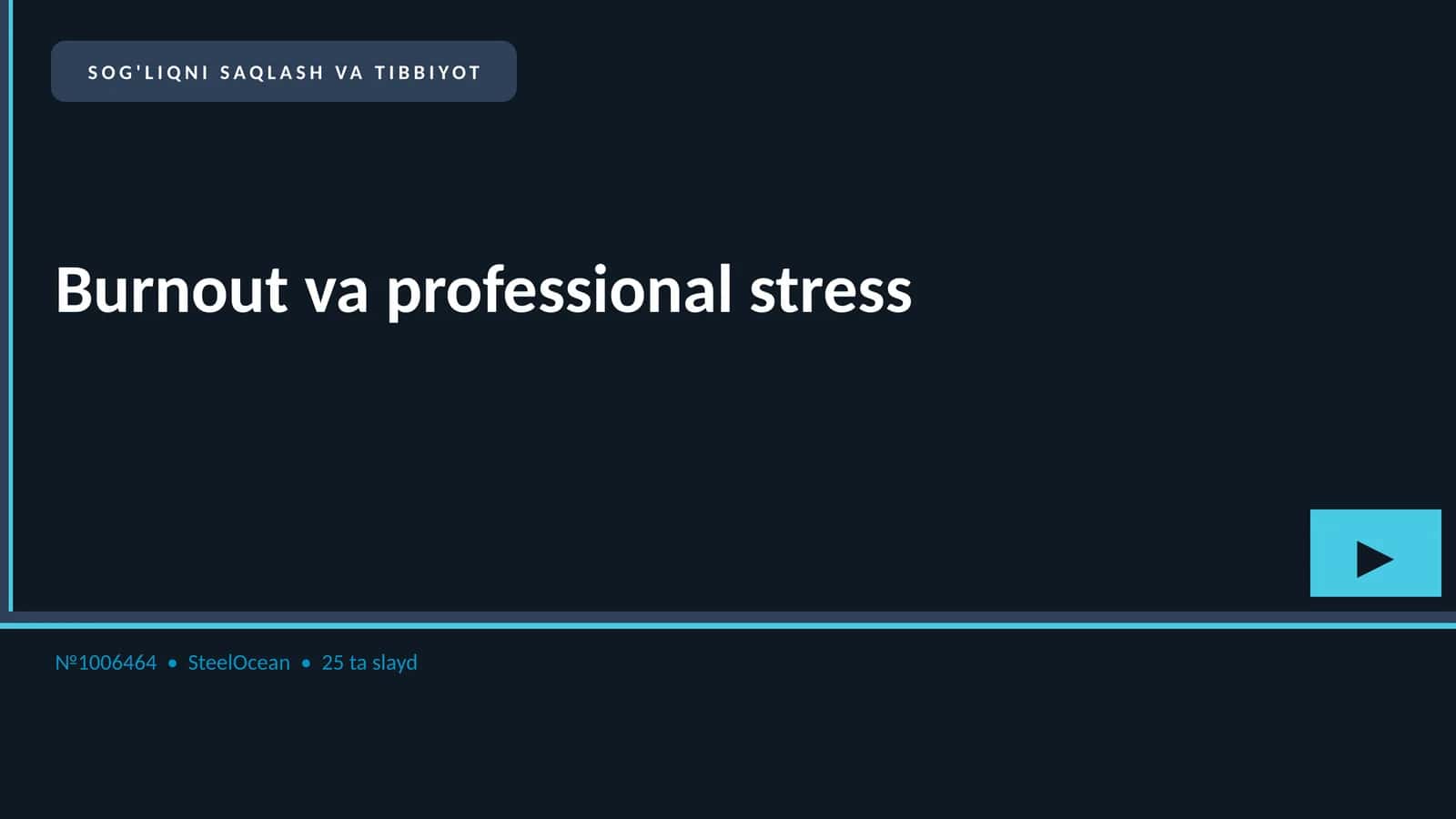 Burnout va professional stress