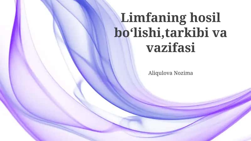 Limfa tarkibi