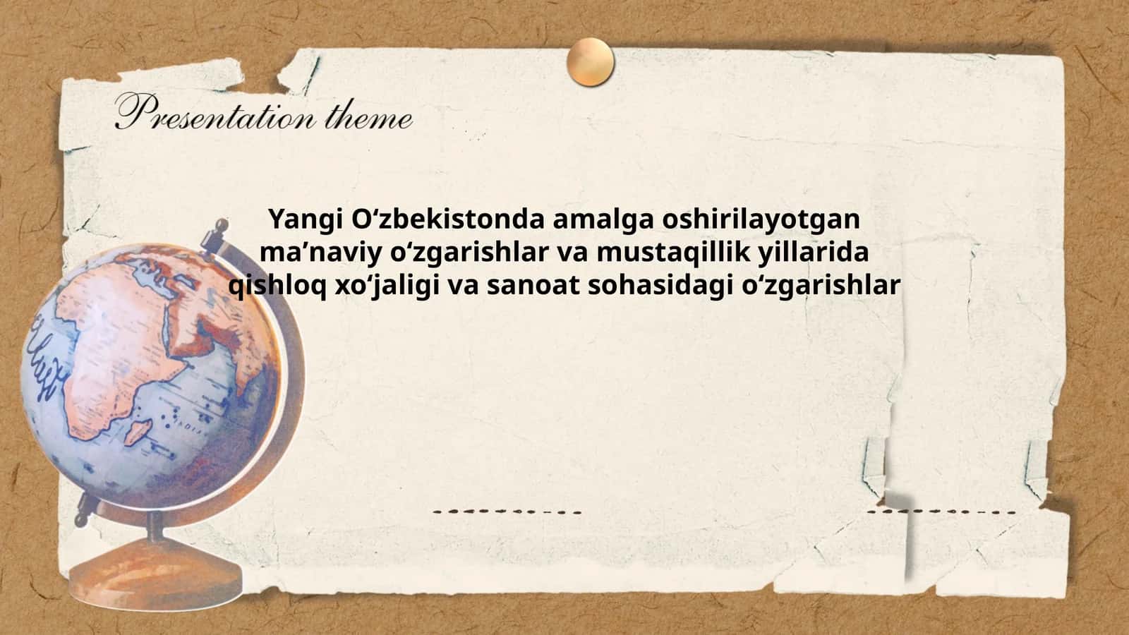Yangi Oʻzbekistonda amalga oshirilayotgan maʼnaviy oʻzgarishlar va mustaqillik yillarida qishloq xoʻjaligi va sanoat sohasidagi oʻzgarishlar