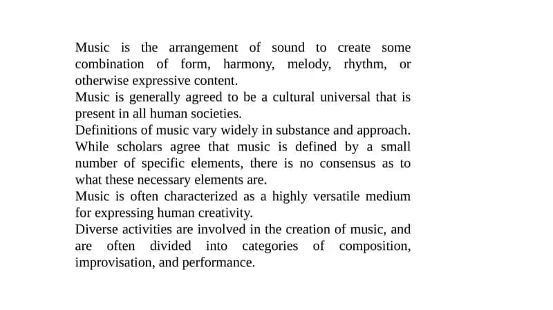 Music