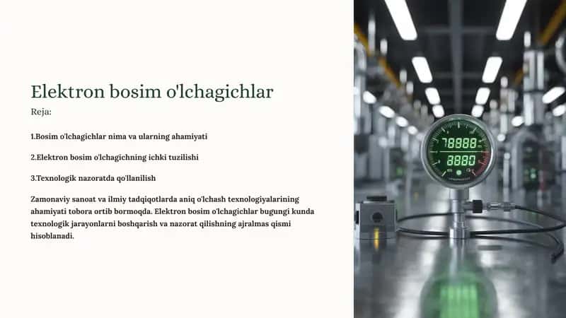 Elektron bosim o'lchagichlar