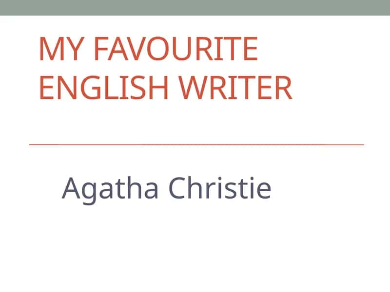 Agatha Christie