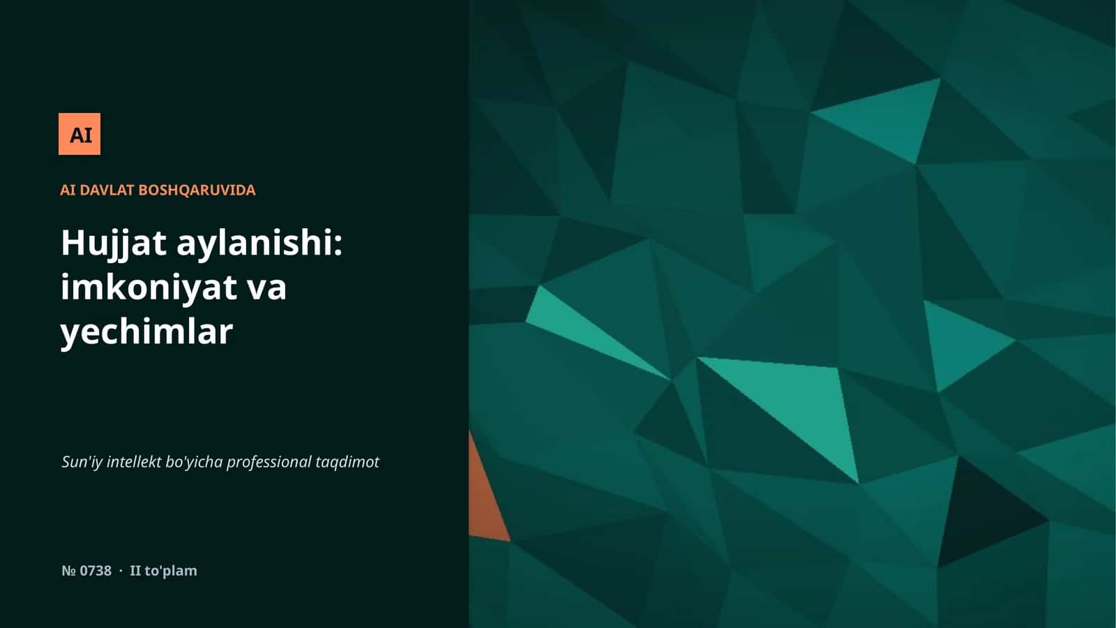 AI DAVLAT BOSHQARUVIDA