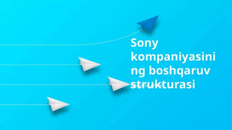 Sony kompaniyasining boshqaruv strukturasi