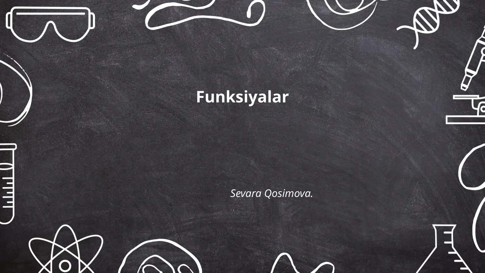 Funksiyalar