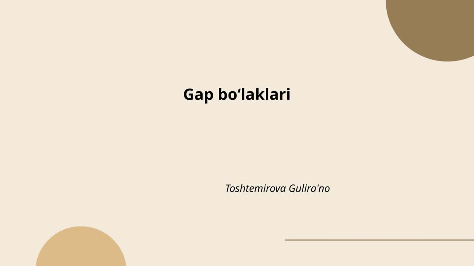 Gap boʻlaklari
