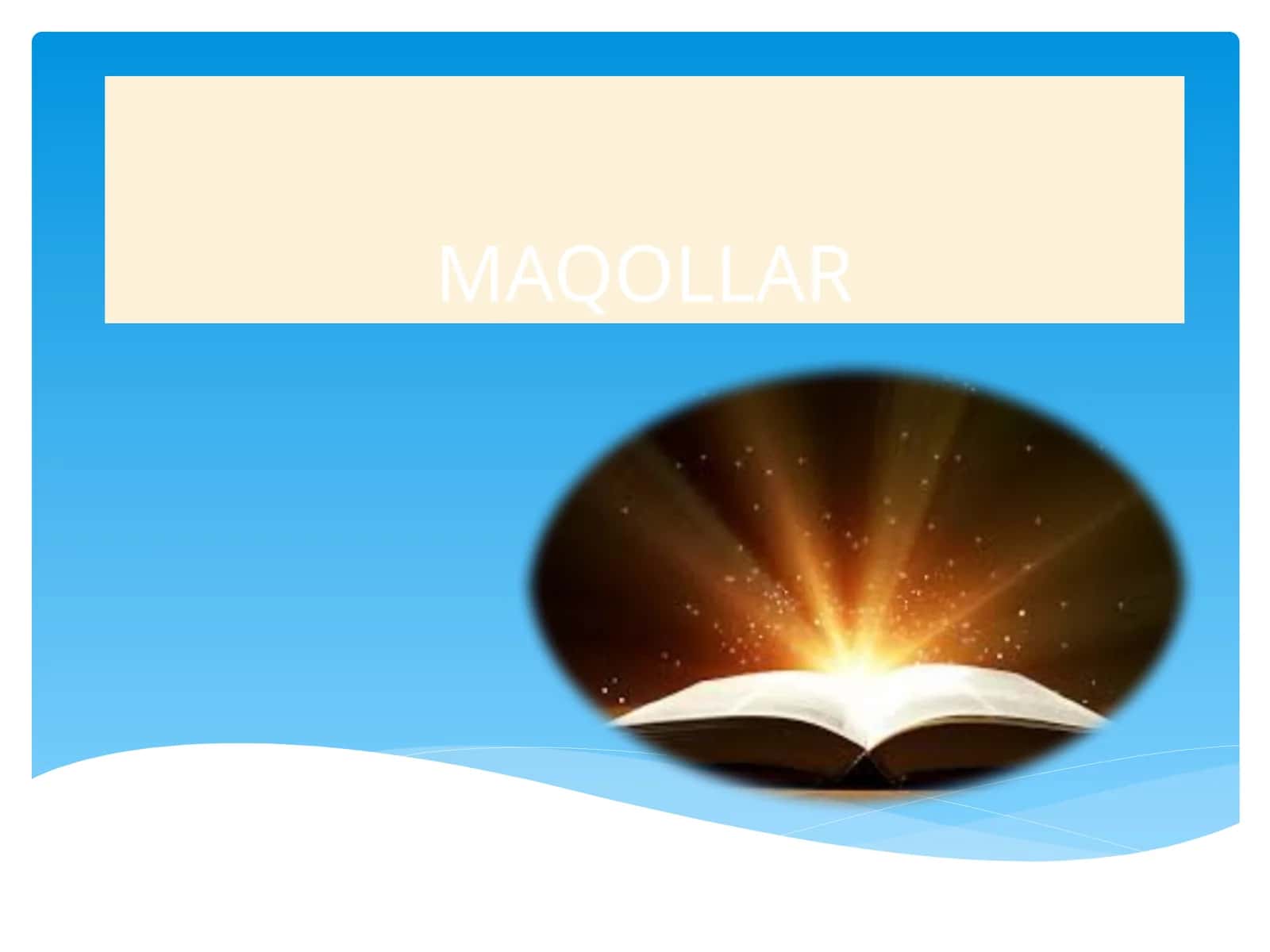 MAQOLLAR
