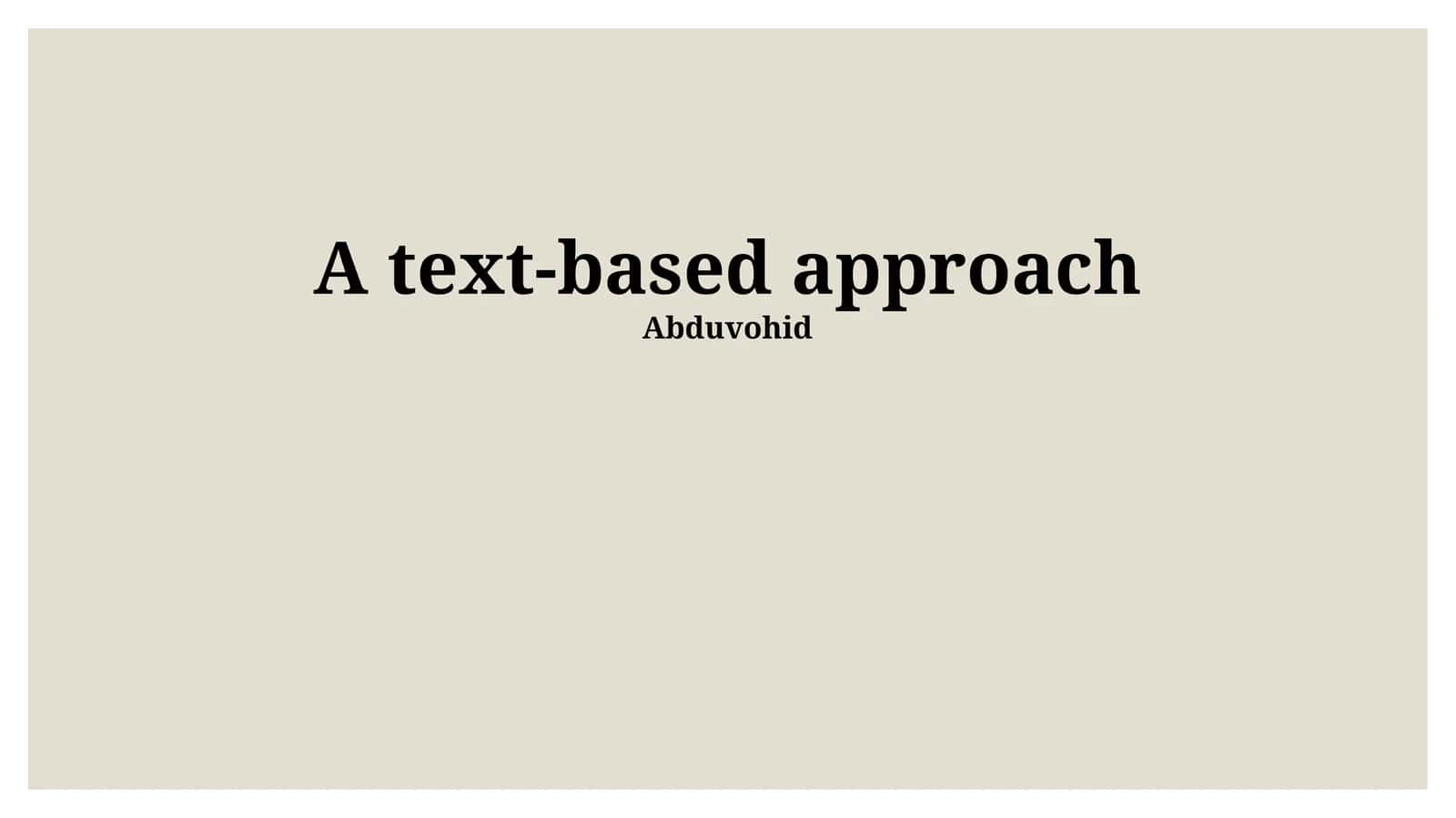 Plan: Tools and Technologies for Translation