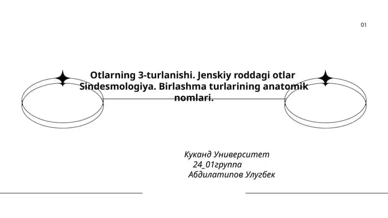 Otlarning 3-turlanishi. Jenskiy roddagi otlar